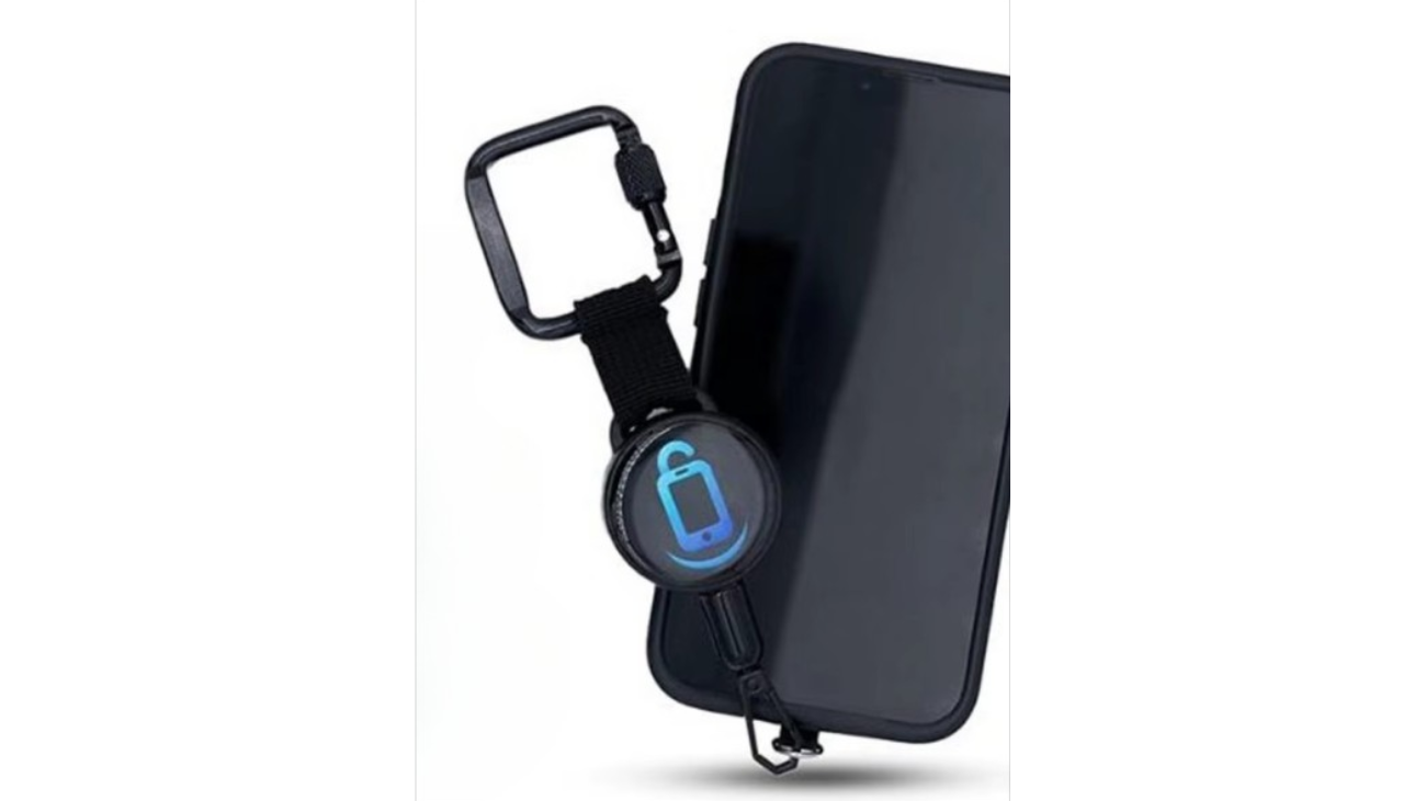 Cordino Retrattile Antifurto per Smartphone con Clip